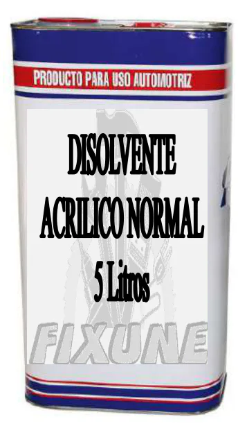 Disolvente Acrilico 5 Litros