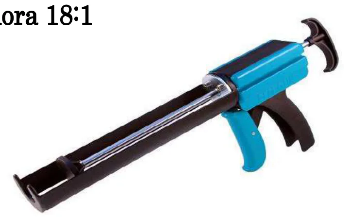 Pistola Manual Multiplicadora 18:1