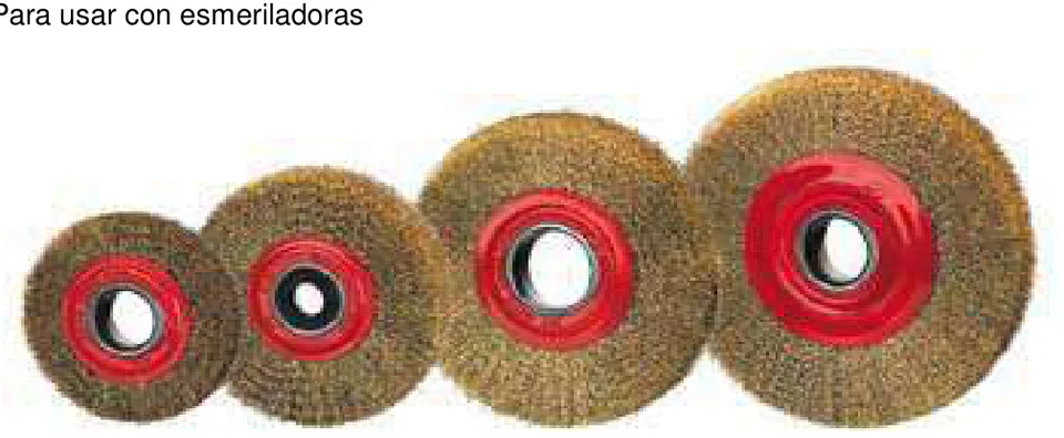 Cepillos circulares para esmeriladora