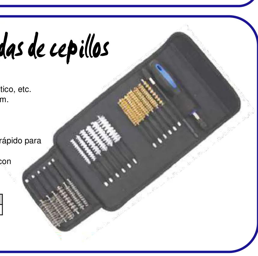 Juego 20 minicepillos y accesorios