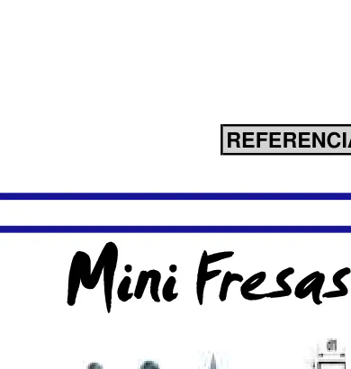 Mini fresas rotativas eje 3 mm