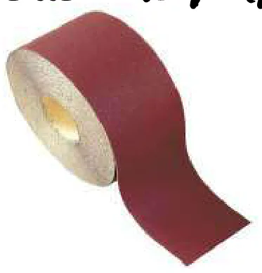 Rollos de papel de lija