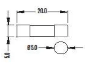 Fusible Cristal Niessen 5x20