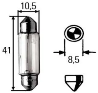 Lámpara Plafonier SV 8,5 24V