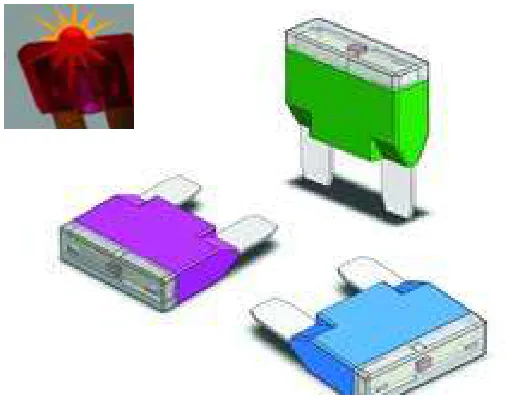 Maxi fusible Auto 32V LED