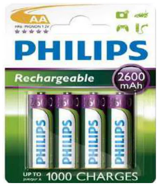 Pila Recargable LR6 AA 2600 mAh