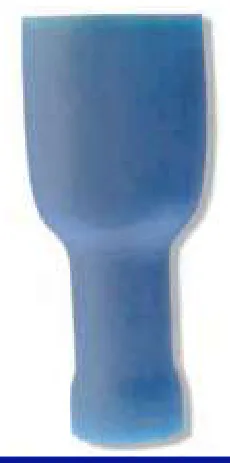 Terminal Aislado 100% Faston Hembra Azul