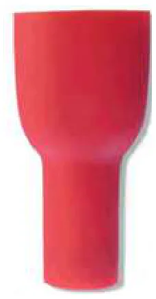 Terminal Aislado 100% Faston Hembra Rojo