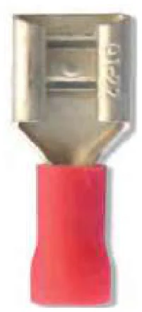 Terminal Pre-Aislado Faston Hembra Rojo
