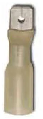 Terminal Termorretractil Faston Macho Amarillo