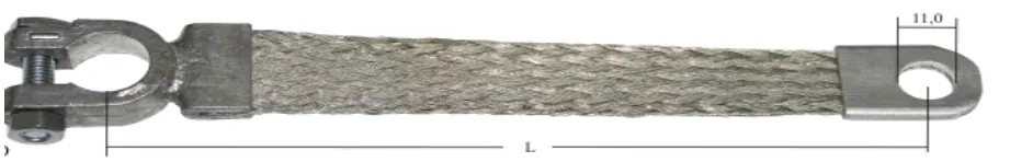 Trenza de Masa Batería