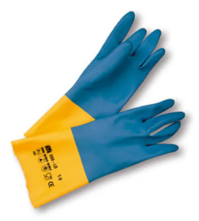 Guante bicolor latex Natural