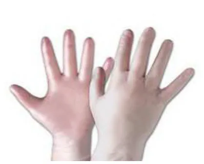 Guantes vinilo empolvados