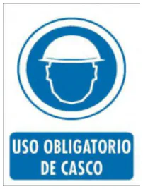 Senal Uso obligatorio de casco