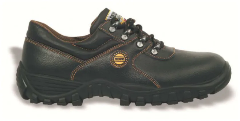 Zapato Piel flor Negro S2 P