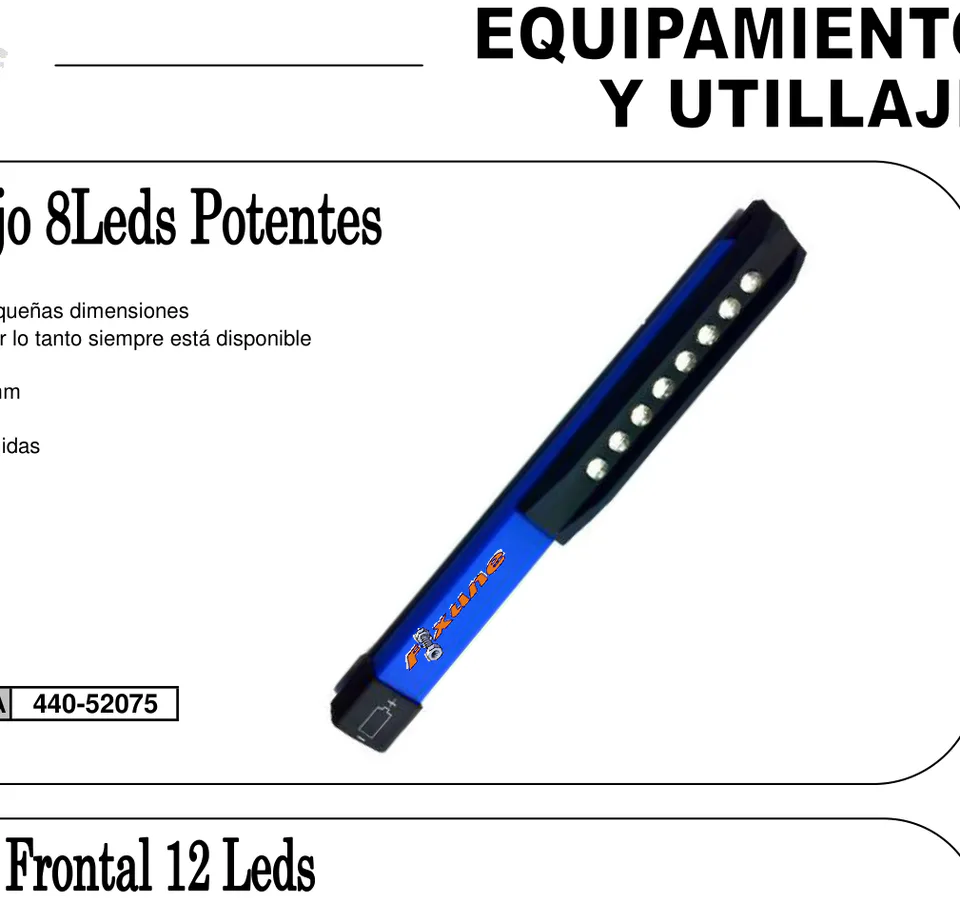 Linterna Trabajo 8 Leds Potentes