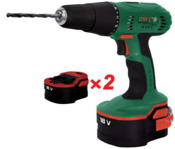 Taladro Atornillador Batería 18V 2 Baterías