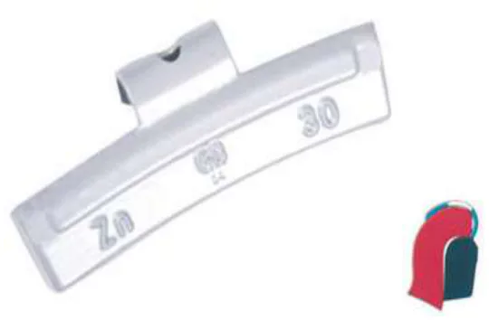 Contrapesas Clip Zinc Universal Llanta Aluminio