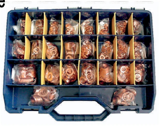Estuche Arandelas de Cobre