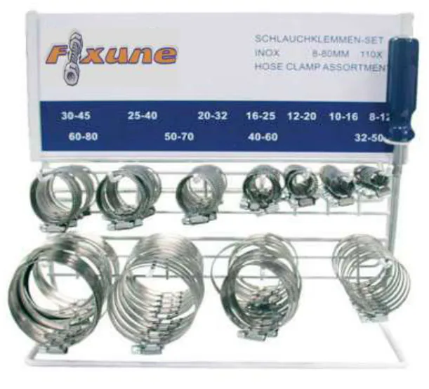 Expositor de Abrazaderas 9mm