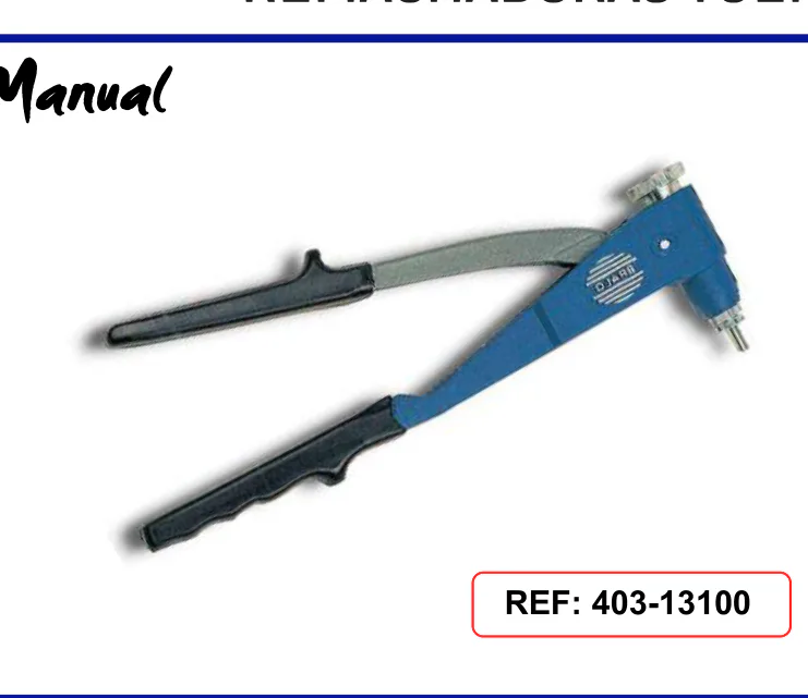 Remachadora Tuercas Manual