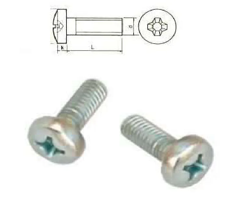 Tornillo Din 7985 Cabeza cilíndrica