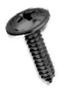 Tornillo Rosca Chapa Negro con Ala