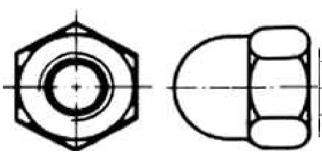 Tuerca Ciega DIN 1587