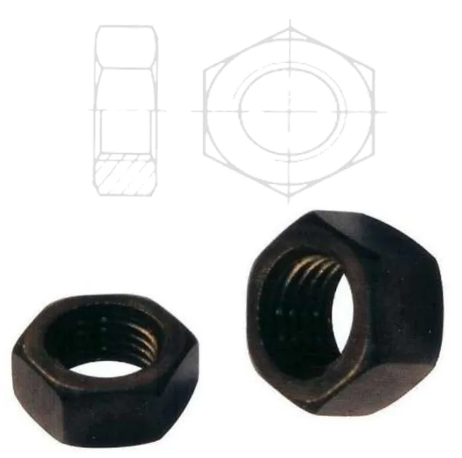 Tuerca HEX. DIN 934 Negra