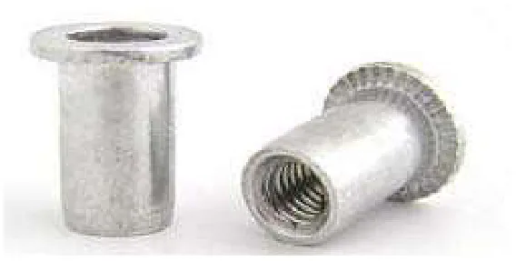 Tuerca Remachable Aluminio Ala Ancha