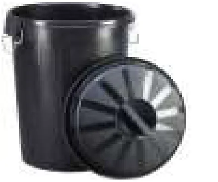 Cubo Residuos Negro