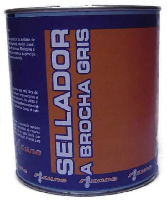 Sellador a Brocha Gris Metal