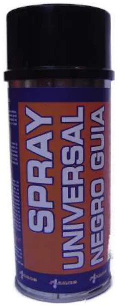 Spray Universal Negro Guía Lijado