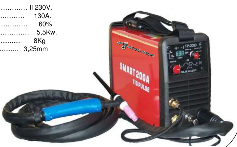 Soldadora Inverter TIG 130