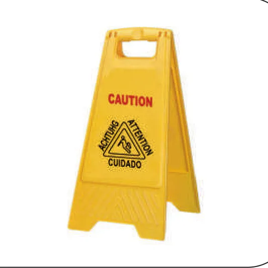 CARTELERA ANGULAR ATENCIÓN RIESGO CAÍDA