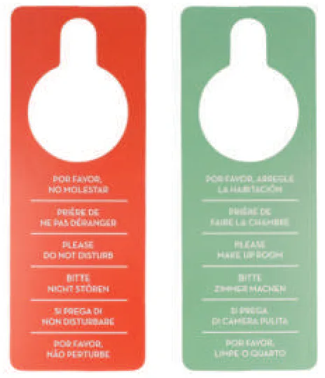 CARTELES NO MOLESTAR