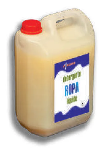 DETERGENTE LIQUIDO PARA LAVADO DE ROPA