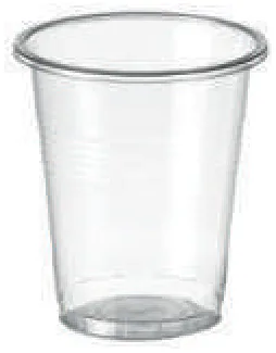PAQUETE DE VASOS DE PLÁSTICO 200 ml.