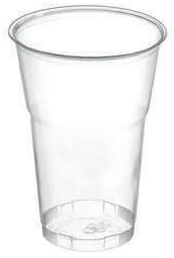 PAQUETE DE VASOS DE PLÁSTICO TRASPARENTES IRROMPIBLES